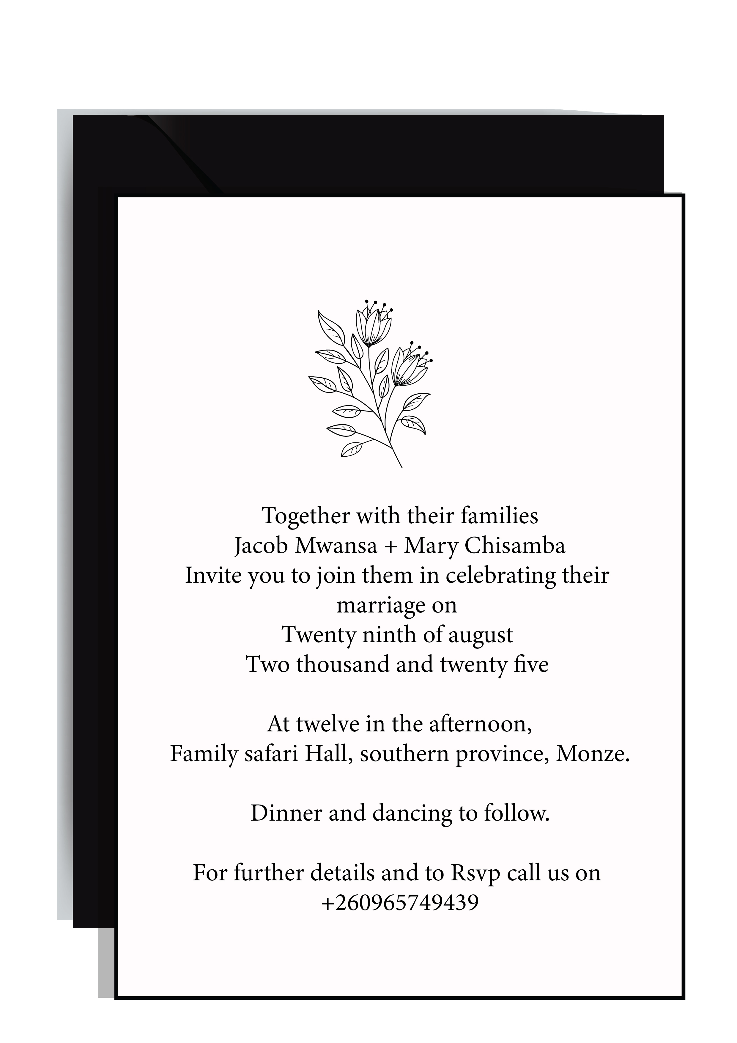 Menu Card